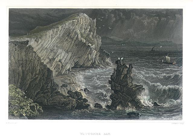 Isle of Wight, Watcombe Bay, 1834