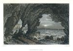 Isle of Wight, Freshwater Cave, 1834