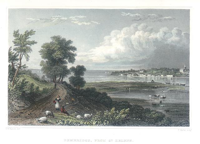 Isle of Wight, Bembridge from St.Helens, 1834