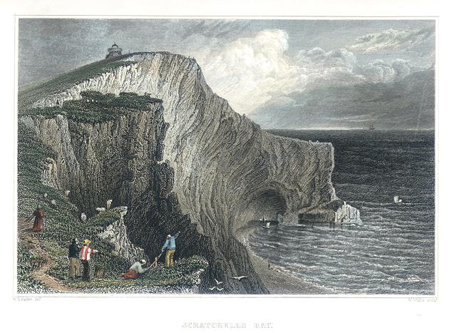 Isle of Wight, Scratchells Bay, 1834
