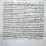 Magna Carta of 1215, (Lincoln Cathedral copy) from Rymer's Foedera, facsimile of 1819