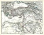 Eastern Mediterranean Sea, Egypt, Turkey & Middle East, 1877