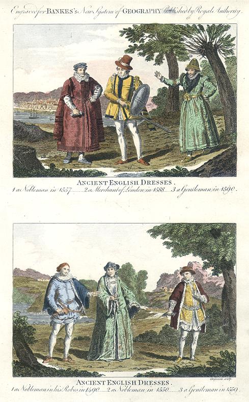 English Costume (Tudor), 1779