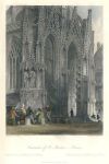 France, Rouen, Fountain of St.Maclou, 1840