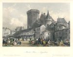 France, Angouleme Market Place, 1840