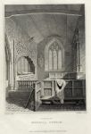 Isle of Wight, Godshill Church, 1834