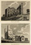 Yorkshire, Harwood Castle (2 views), 1786
