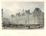 France, Paris, Hotel de Ville, 1840
