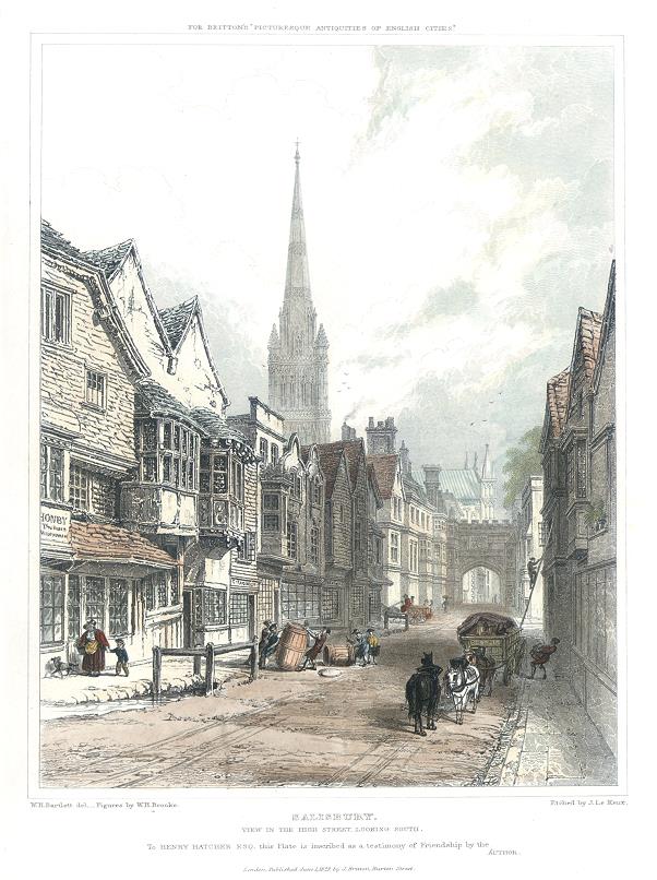 Salisbury, High Street, 1829
