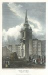 London, Bow Church in Cheapside, 1815