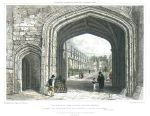 Somerset, Wells, Gateway to the Vicar's Close, 1829