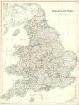 England & Wales, large map, 1898