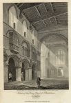 London, Interior of St.Bartholomew Church, West Smithfield, 1809
