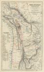 Peru-Bolivian Tablelands map, 1856