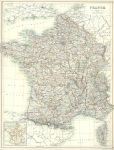 France, large map, 1898