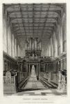 Cambridge, Trinity College Chapel, 1837
