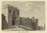 Wales, Carnarvon Castle Gate, 1786