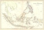 East Indies, large map, 1898