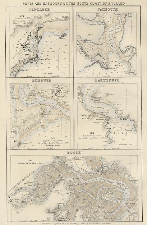 Ports on the South Coast of England, 1856