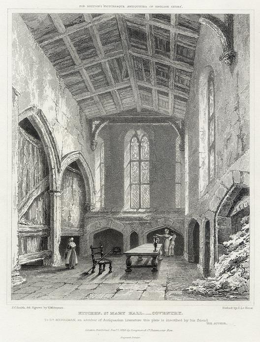 Coventry, Kitchen of St.Mary Hall, 1830