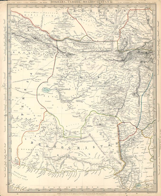 Pakistan & Afghanistan, SDUK, 1838