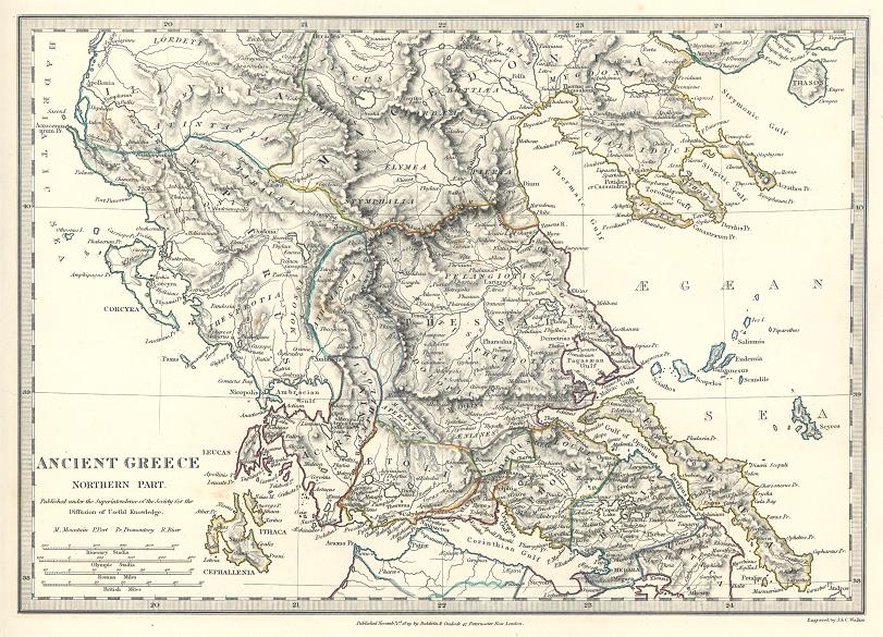 Ancient Greece (northern), SDUK, 1829