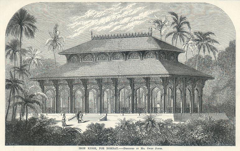 India, Bombay, Iron Kiosk, 1866