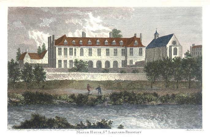 London, Manor House at Bromley St.Leonards, 1800