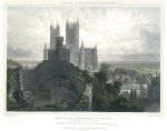 Lincoln, Cathedral & City view, 1830