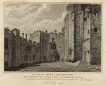 Gloucestershire, Berkeley Castle Inner Court, 1838