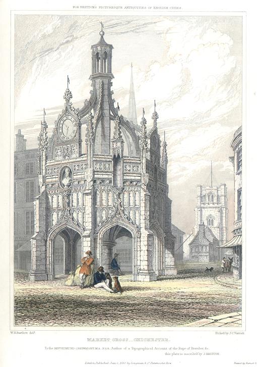 Sussex, Chichester, Market Cross, 1830