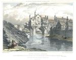 Durham, Elvet Bridge, 1830