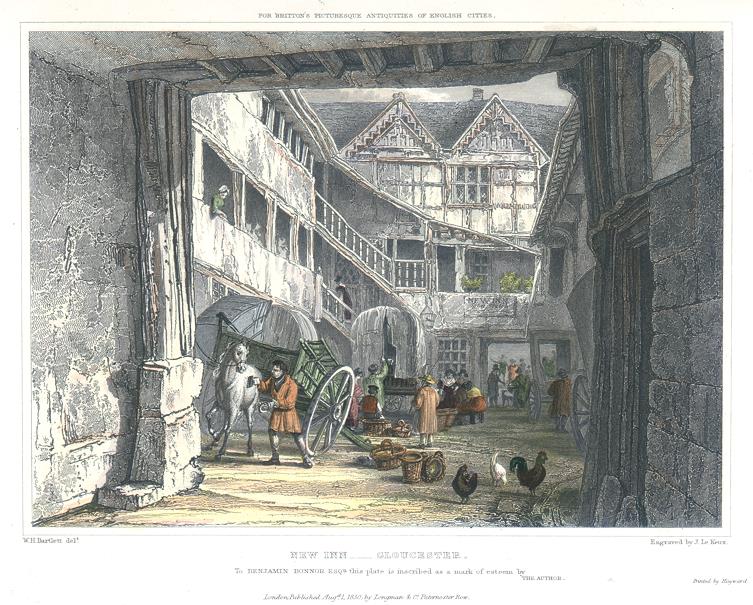 Gloucester, the New Inn (Northgate Street), 1830