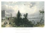 Essex, Southend Terrace with the mouth of the Thames, 1834