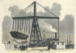 Deck of a Floating Derrick used for Wrecks, 1859