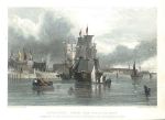 Lancashire, Liverpool from the Mersey, 1831
