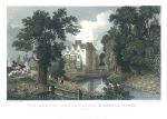 Essex, Ongar House and Castle Moat, 1834