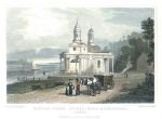 Essex, Mistley Church near Manningtree, 1834