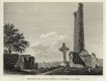 Ireland, Co.Louth, Monasterboise Church & Tower, 1786