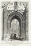Norwich, Archway at Erpingham Gatehouse, 1830