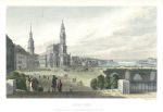 Germany, Dresden view, 1843