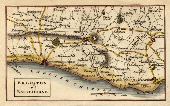 Sussex, Brighton & Eastborne, 1810
