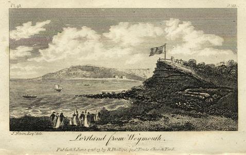 Dorset, Portland from Weymouth, 1810