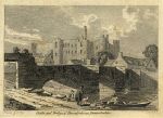 Wales, Haverfordwest Castle & Bridge, 1786