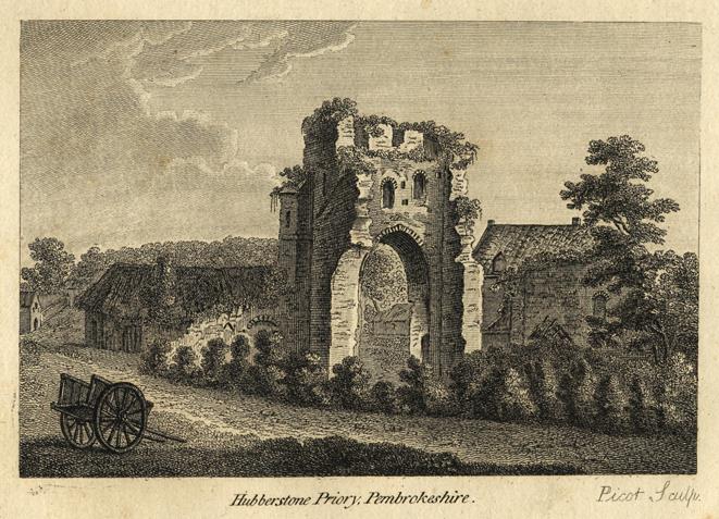 Wales, Hubberstone Priory, 1786