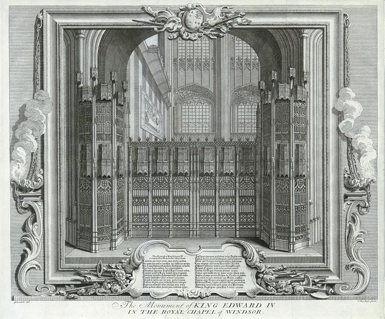 Tomb of Edward IV, published 1732