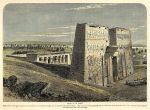 Egypt, Temple of Edfu, 1880