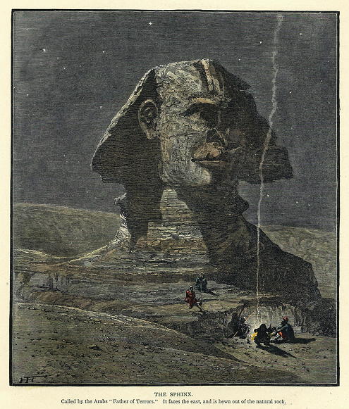 Egypt, The Sphynx, 1880