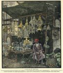 Egypt, Cairo, Lantern Seller, 1880