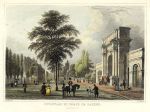 Belgium, Brusels, Boulevard et Porte de Laeken, 1833